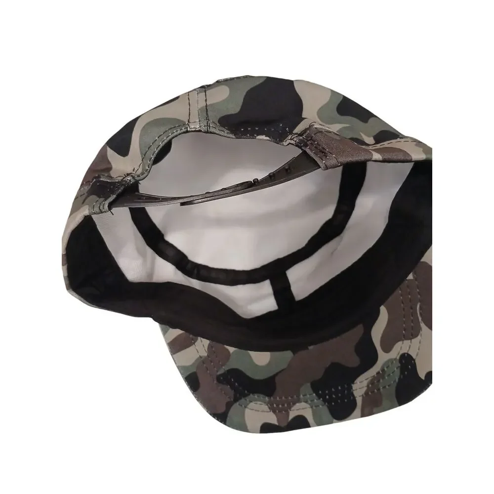 Army Costume Women`s‎ Sz L Military Soldier Camouflage Bodysuit & Hat Halloween - Picture 8 of 16